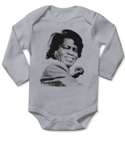 James Brown Art TShirt Long Sleeve Baby One-Piece