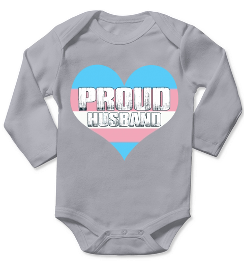 LGBT Proud Husband Transgender Supporter 2020 Long Sleeve Baby One-Piece