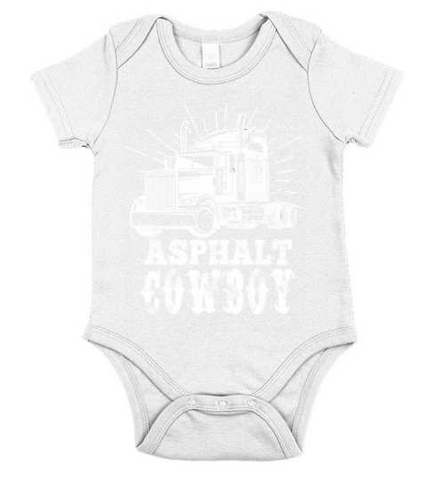 ASPHALT COWBOY Short Sleeve Baby One-Piece