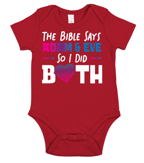 Bisexual Bi Pride Flag Bible The Short Sleeve Baby One-Piece