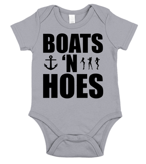 Boats N Hoes - Baby Onesie Short Sleeve Baby One-Piece