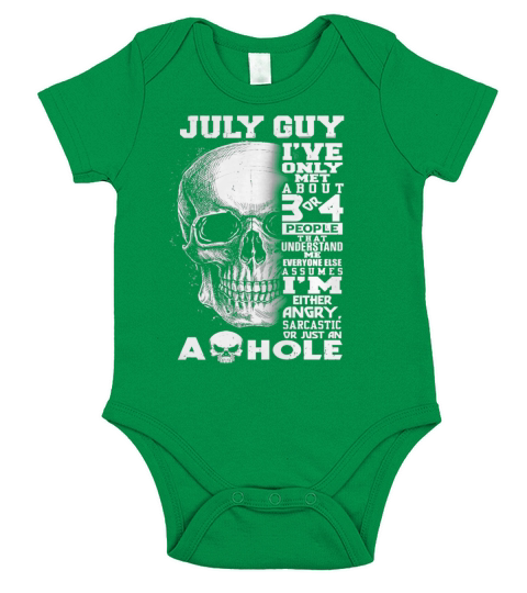 July Guy Ive Only Met About 3 or 4 People Short Sleeve Baby One-Piece