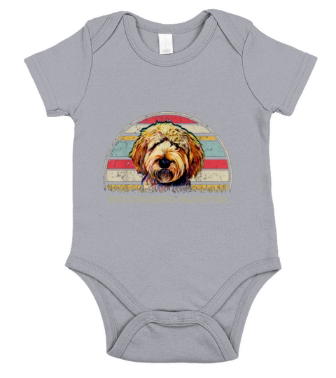 Mens Vintage Goldendoodle Dad Best Doodle Dad Ever shirt Short Sleeve Baby One-Piece