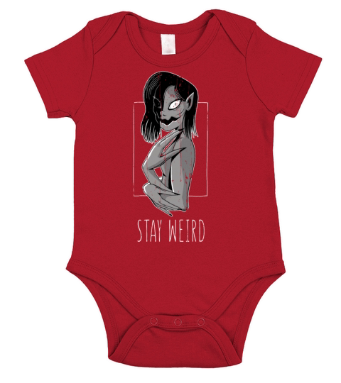 Scary Girl Tarot Card Occult Club Weird Gothic Short Sleeve Baby One-Piece