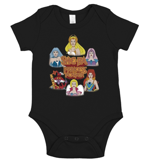 She-Ra Princess of Power-Girls of The Great Rebellion-Color shirt Short Sleeve Baby One-Piece