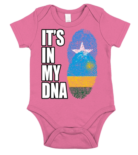 Somali And Rwandan Vintage Heritage DNA Flag Short Sleeve Baby One-Piece