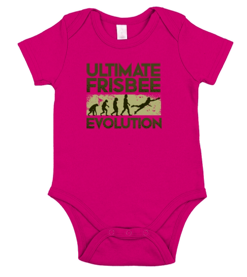 Ultimate Frisbee Evolution Short Sleeve Baby One-Piece