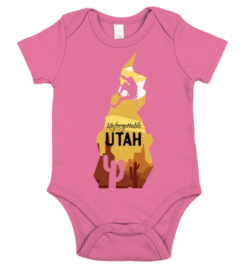 Unforgettable Utah travel traveling exploring Unfo Short Sleeve Baby One-Piece