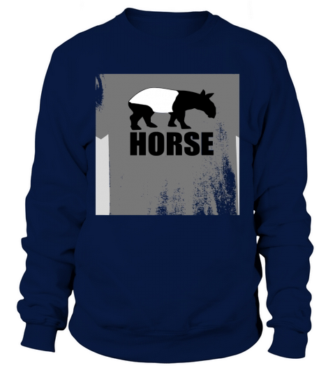 Exmormon Novelty tshirt - Tapir Horse Sweatshirt Unisex