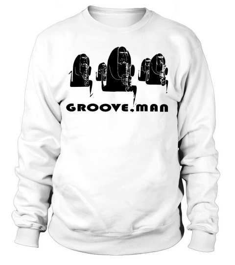 Groove Man-Jazz Musicians T-Shirts - Mens T-Shirt by American Apparel Sweatshirt Unisex