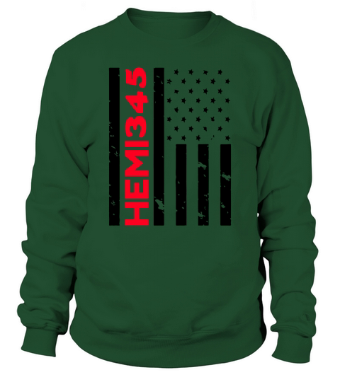 HEMI 345 USA FLAG Sweatshirt Unisex