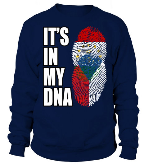 Tajikistani And Czech Vintage Heritage DNA Flag Sweatshirt Unisex