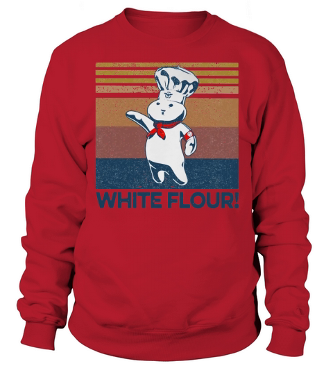 White Flour Vintage Sweatshirt Unisex