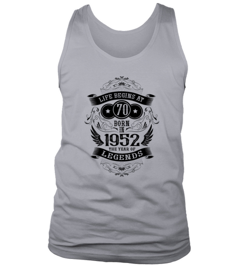 70th Birthday Gifts Vintage 1952 Sayings Tank Top Unisex