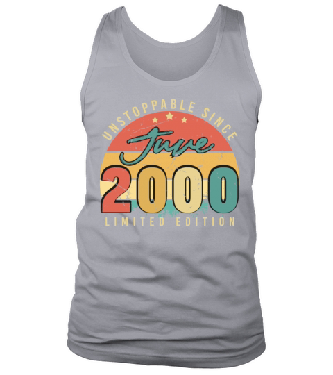 Birth Month June 2000 Tank Top Unisex