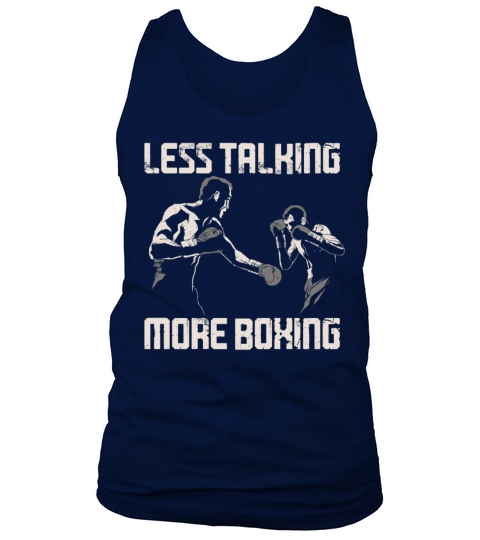 Boxing Vintage Less Talking More Tank Top Unisex