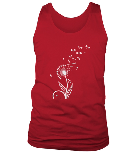 Dragonflies Dandelion Tank Top Unisex