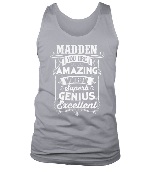 Funny Vintage Tshirt for MADDEN Tank Top Unisex