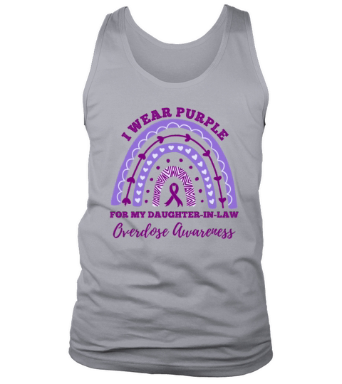 I Wear Purple Daughter In Law Overdose Awareness Tank Top Unisex