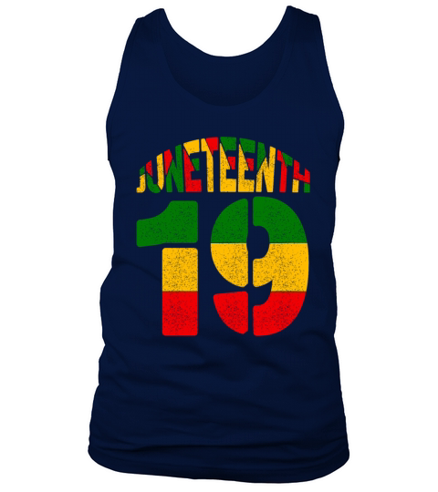 June 19 Afro - American Black Pride - Vintage Tank Top Unisex