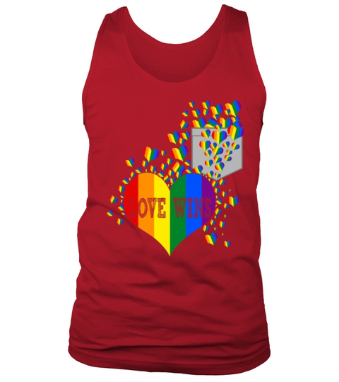Love Wins Pride LGBTQ Community Pride Month Design Tank Top Unisex