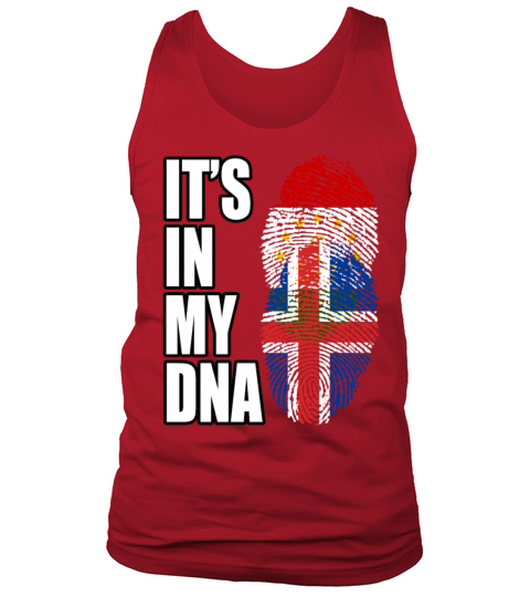 Tajikistani And Icelandic Vintage Heritage DNA Fla Tank Top Unisex