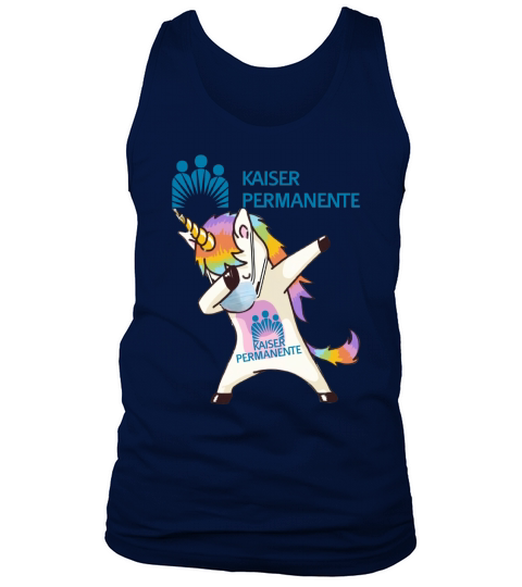 Unicorn mask dabbing kaiser permanente shirth Tank Top Unisex