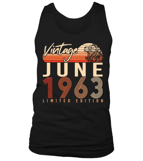 Vintage 1963 June Tank Top Unisex