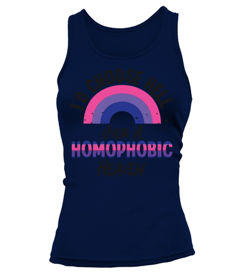 Bisexual Bi Pride Flag Bible Faith Tank top Woman