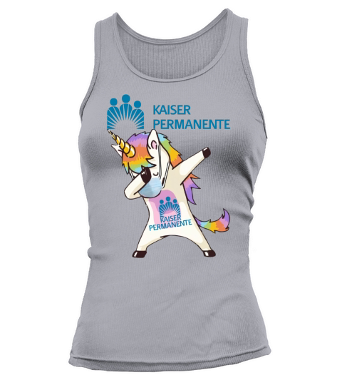 Unicorn mask dabbing kaiser permanente shirth Tank top Woman