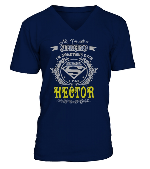 HECTOR . HECTOR superhero V-Neck T-shirt