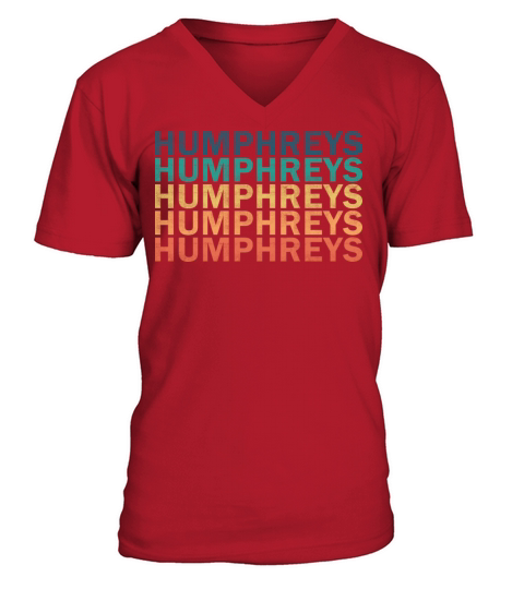 Humphreys Name T Shirt - Humphreys Vintage Retro N V-Neck T-shirt