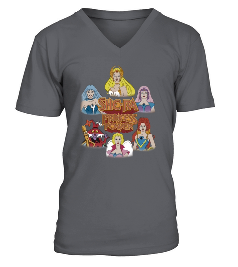 She-Ra Princess of Power-Girls of The Great Rebellion-Color shirt V-Neck T-shirt