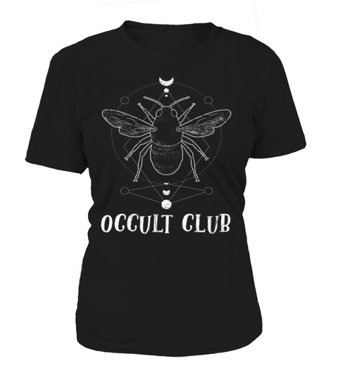 Bee Tarot Card Occult Club Gothic Women's T-Shirt