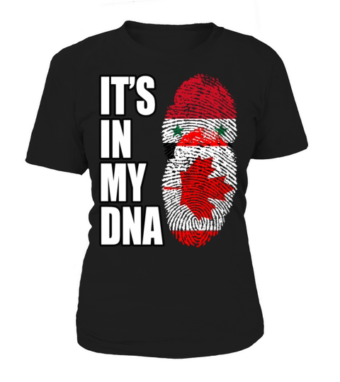Syrian And Canadian Vintage Heritage DNA Flag Women's T-Shirt