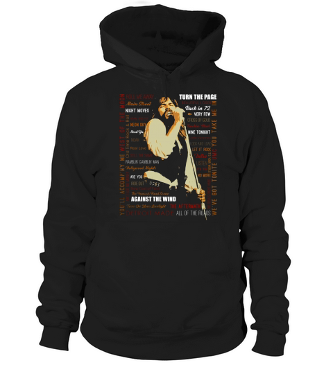 Bob Seger Text Hoodie Unisex