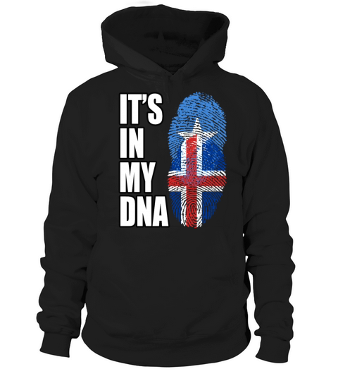 Somali And Icelandic Vintage Heritage DNA Flag Hoodie Unisex