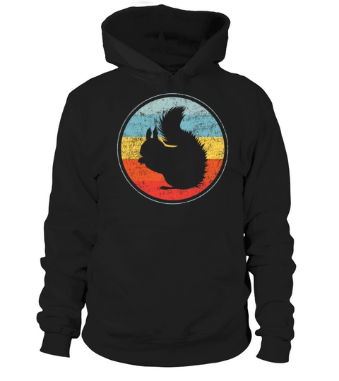 Squirrel Acorn Retro Vintage Hoodie Unisex