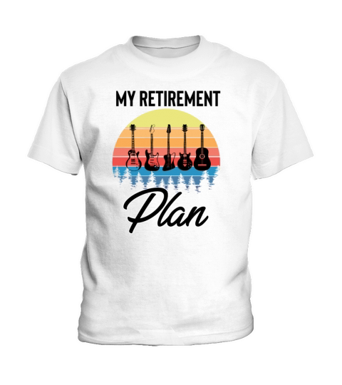 Humorous My Retirement Plan Rock-And-Roll Music Kids T-Shirt