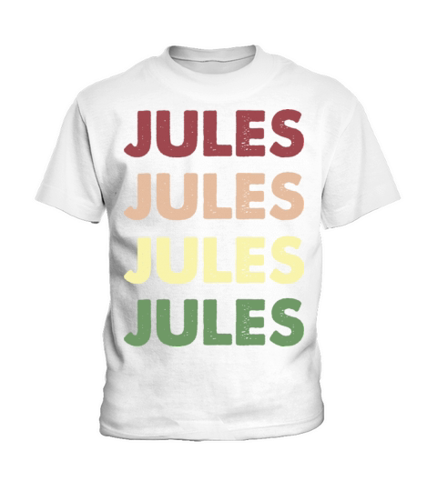 Jules Shirt - Funny Vintage Personalized Jules Kids T-Shirt