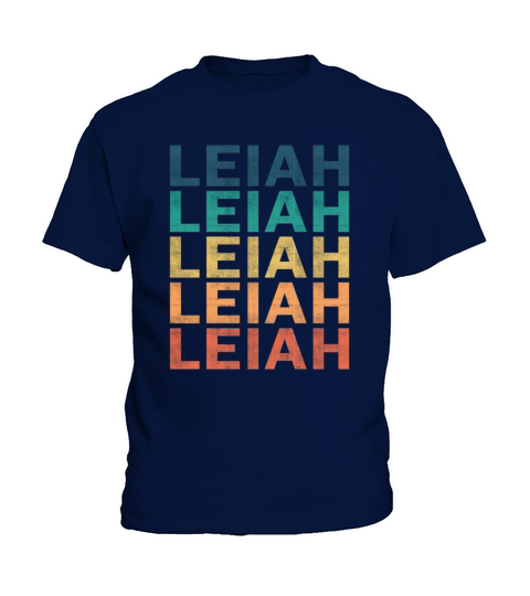 Leiah Name T Shirt - Leiah Vintage Retro Name Gift Kids T-Shirt