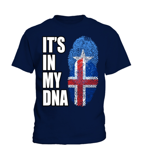 Somali And Icelandic Vintage Heritage DNA Flag Kids T-Shirt