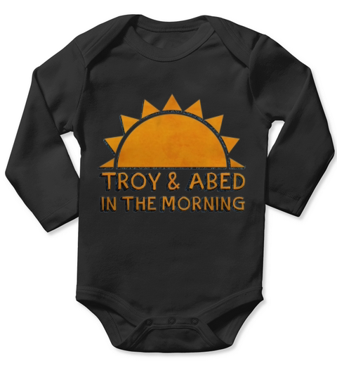 Community-Troy and Abed in the morning shirt Long Sleeve Baby One-Piece
