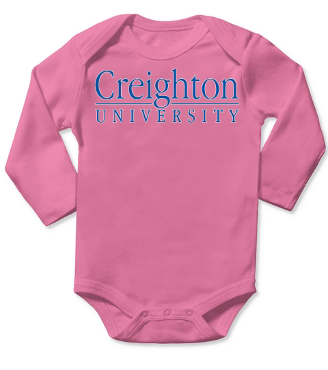 Simple Logo Creighton University 2020 Long Sleeve Baby One-Piece