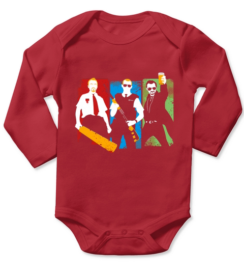 Three Flavours Cornetto Trilogy Long Sleeve Baby One-Piece