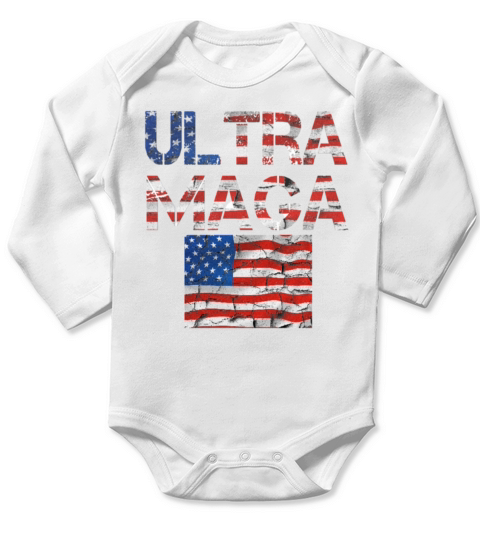 Ultra Maga Long Sleeve Baby One-Piece