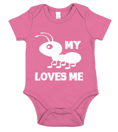 Ant T shirt My Aunt Loves me Family Gifts for Nephew &amp;amp;amp; Niece Short Sleeve Baby One-Piece