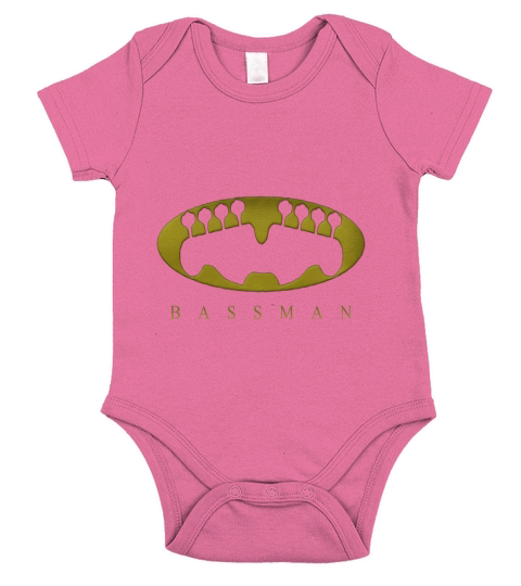 BassMan T Shirt Short Sleeve Baby One-Piece