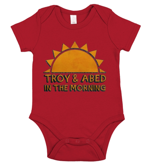 Community-Troy and Abed in the morning shirt Short Sleeve Baby One-Piece