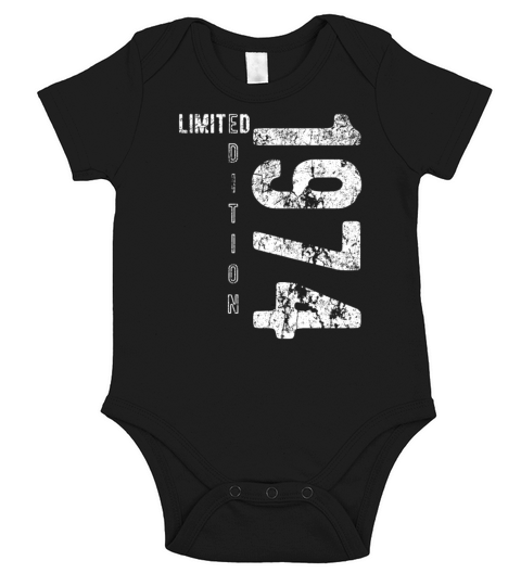 Limited Edition 1974 birthday year 1974 gift Short Sleeve Baby One-Piece